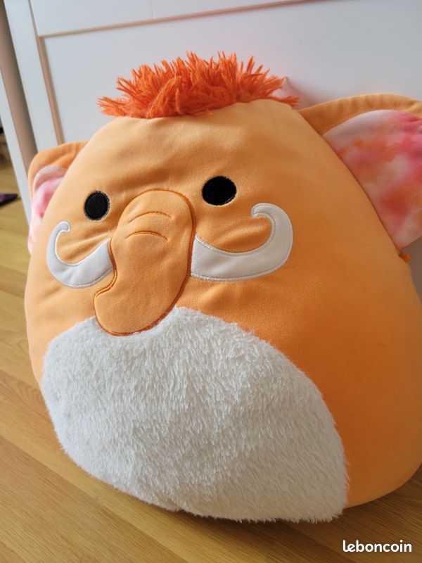 Peluche squishmallows mammouth/elephant 50cm (image 1)