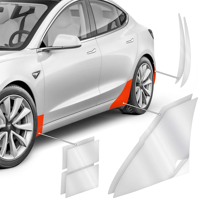 Luxshield Protection de Passage de Roue pour Tesla Model 3 I 2017-2023 -  Équipement auto