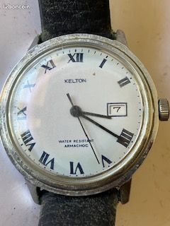 Montre Bracelet Vintage Kelton Armachoc - Télémètre - Pour Pièces Ou Collection - Occasion