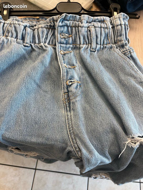 Jean Droit Délavé Bleu Moyen | PrettyLittleThing FR