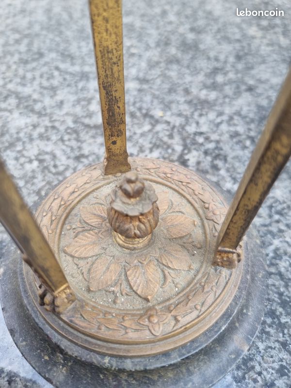 Lampe Empire en bronze et laiton 250 (image 2)