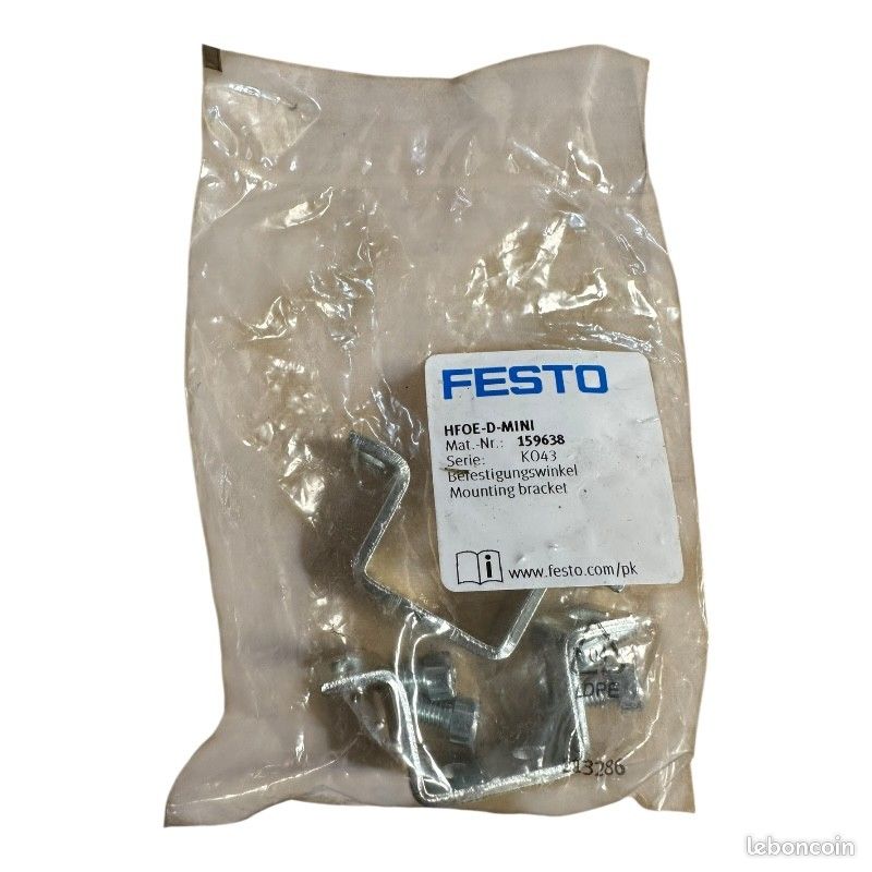 Festo hfoe-d-mini 159638 equerre de fixation (image 1)