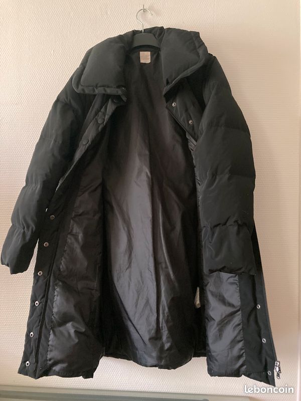 Doudoune longue noire Camaieu Vêtements