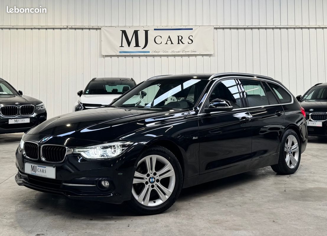 Bmw Série 3 Touring (F31) LCI 316d 116ch Sport Line BVA8 / HUD / Hayon Élec / Caméra / Suivi Complet (image 1)