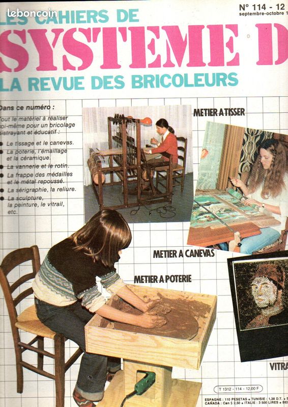 Lot de 23 revues cahiers de système D et système D (image 4)