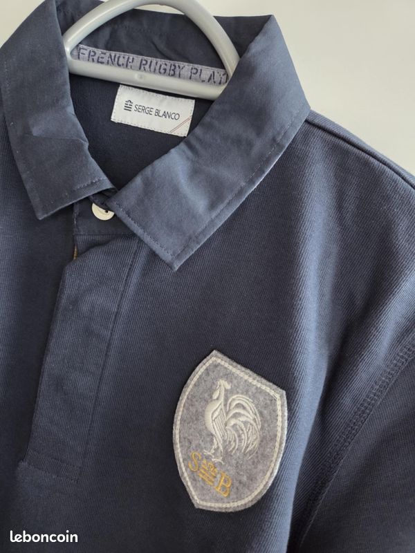 Polo manches longues Serge Blanco neuf (image 3)