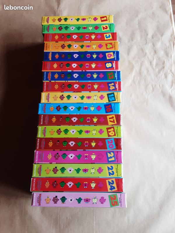 17 cassettes vhs monsieur bonhomme (image 2)