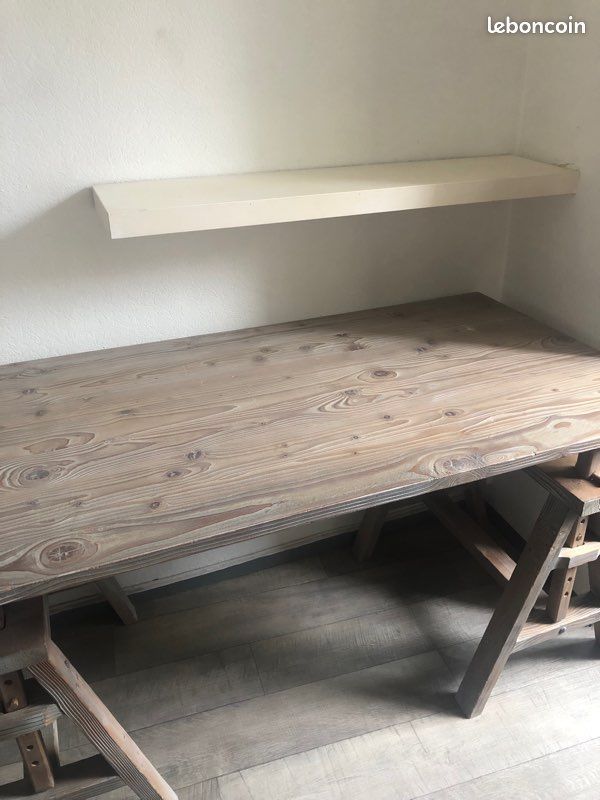 Bureau bois grisé AMPM (image 2)