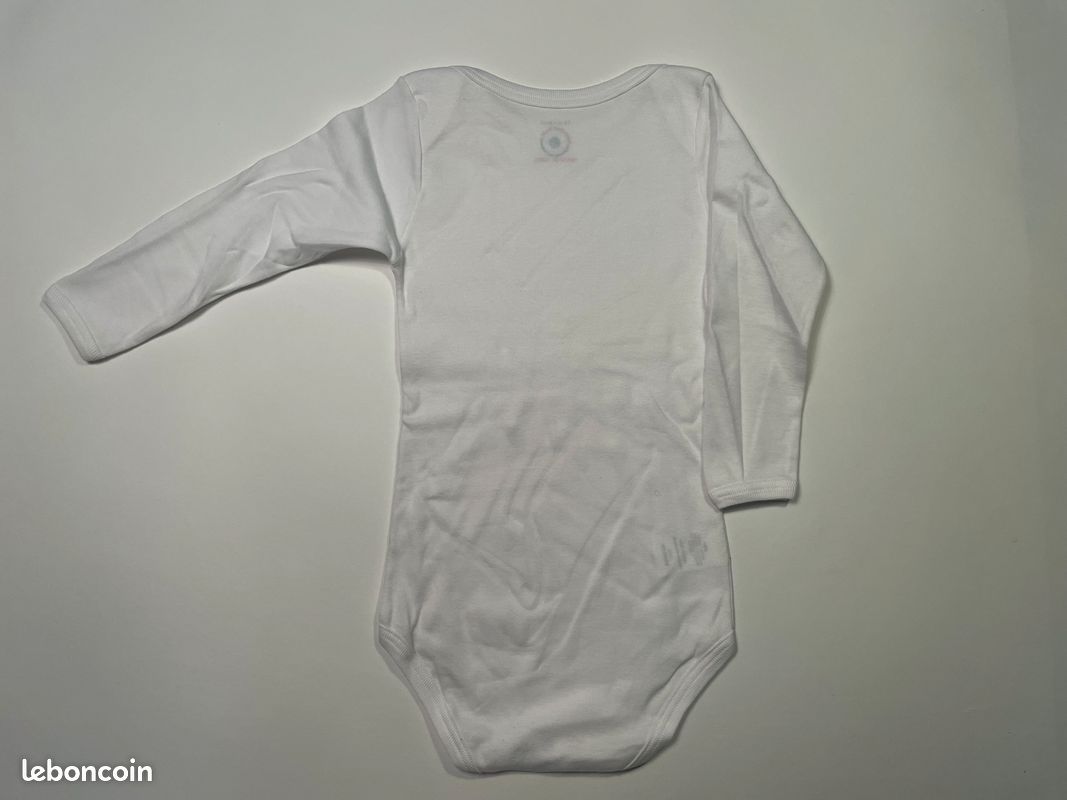 Body Degriffé Blanc - 24 mois - Neuf jamais porté (image 3)