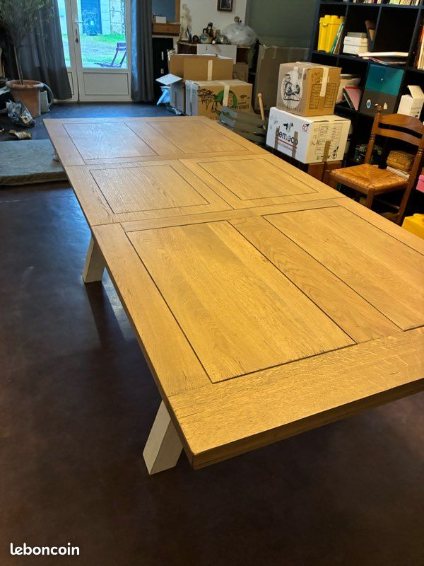 Table chêne véritable Seron marque française (image 2)