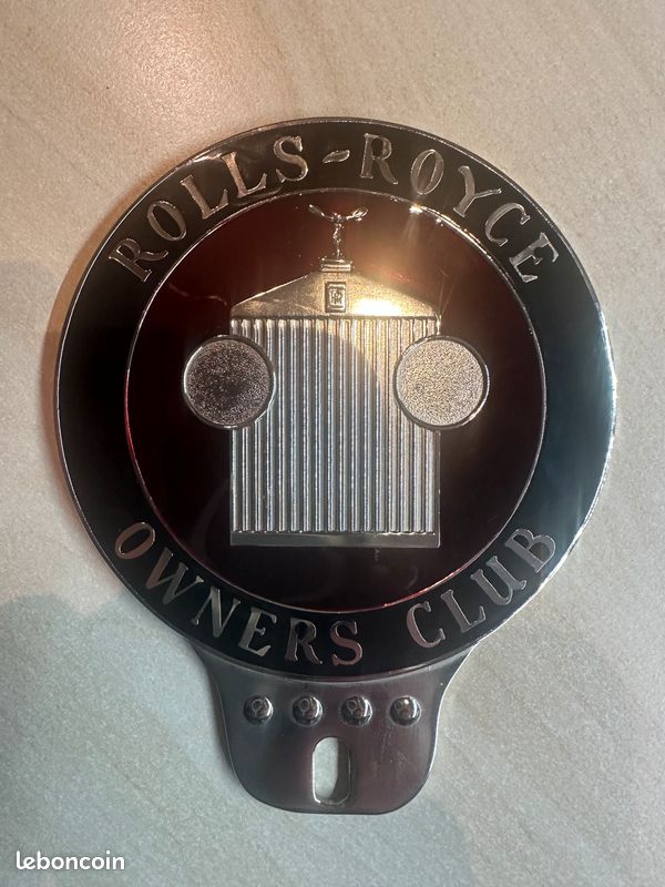 Badge de calandre - Rolls Royce Owners Club (image 1)