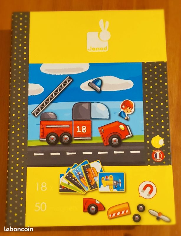 Jeu Magnetibook Bolides (image 1)