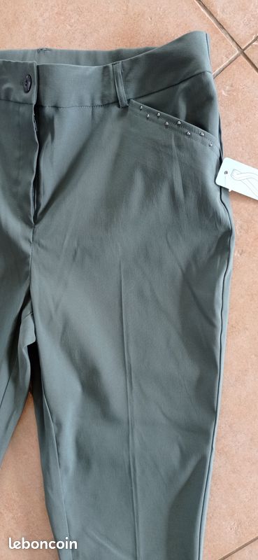 Pantalon chic court femme T 44 Damart (image 8)