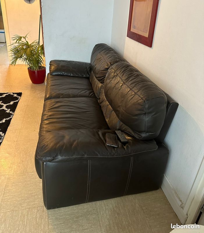 Canapé cuir (image 3)