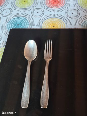Grande Fourchette De Service Christofle En Métal Argenté – Art De La Table