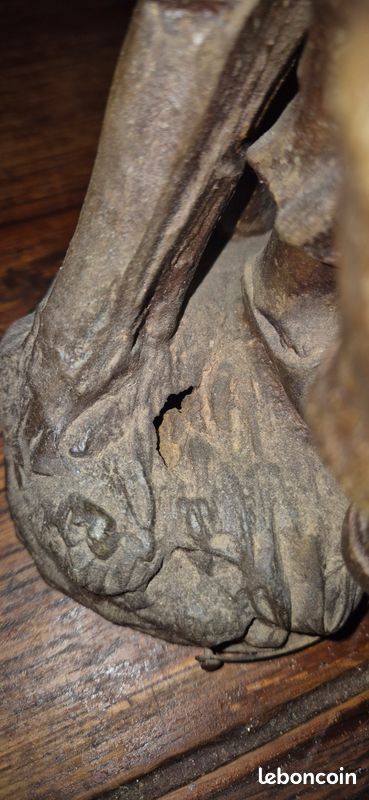 Sculpture Ancienne en Régule – Le Gavroche – XIXe/XXe (image 2)