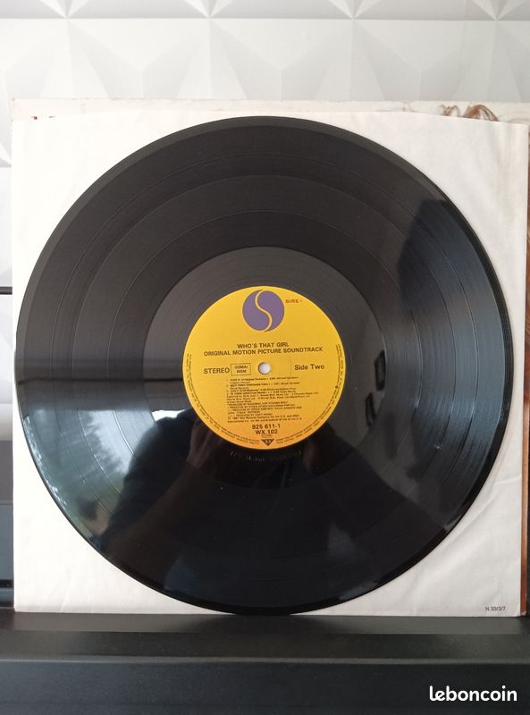 Vinyle 33t Madonna|Who's that girl (LP de 1987) (image 5)