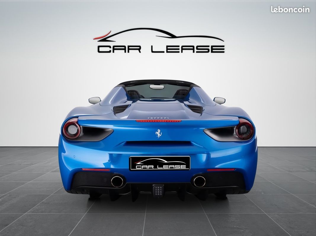 Ferrari 488 SPIDER 3.9 V8 670 CH DCT Approved Bleu Corsa 12 351 km volant carbone led sièges daytona (image 3)