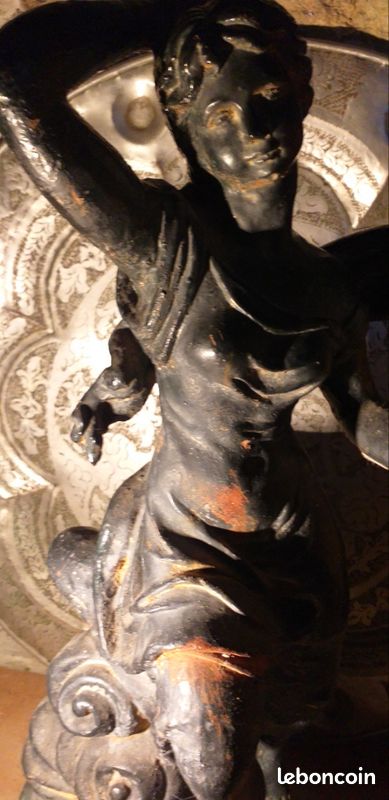 Grande paire de statues en fonte (image 4)