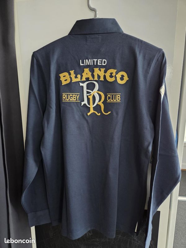 Polo manches longues Serge Blanco neuf (image 2)