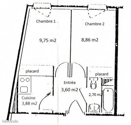 Appartement 2 pièces – 29 m² – Dijon 21000 — 1