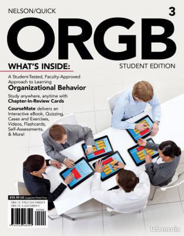 ORGB learning organizational behavior student edition (image 1)