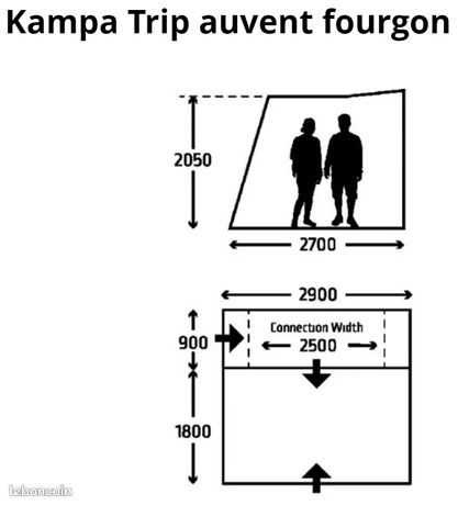 Kampa Trip auvent fourgon