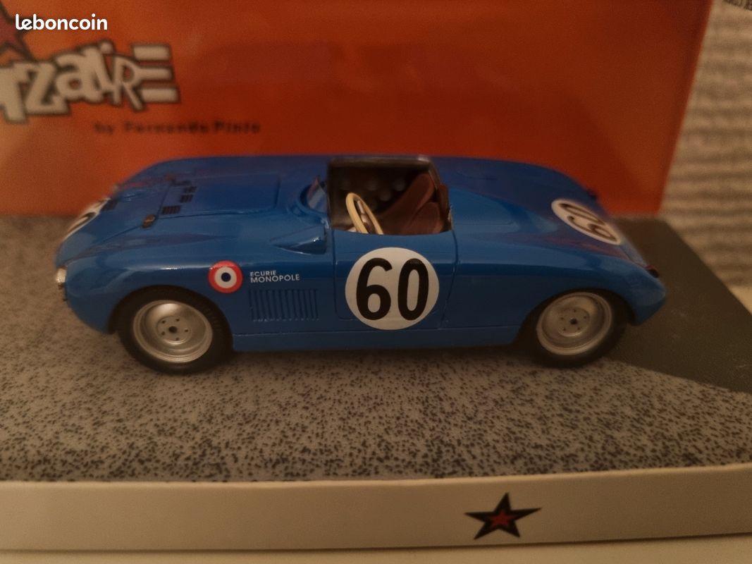 Miniature Voiture Bizarre 1/43 – Panhard X84 Monopole N°52 – Le Mans 1950
