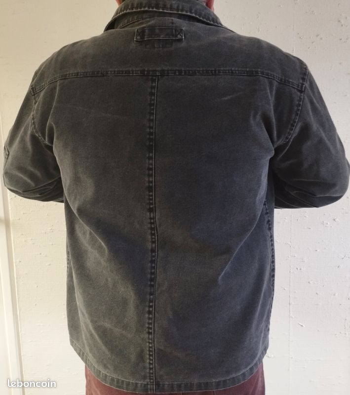 Veste bleue Taille M. 100% coton (image 3)