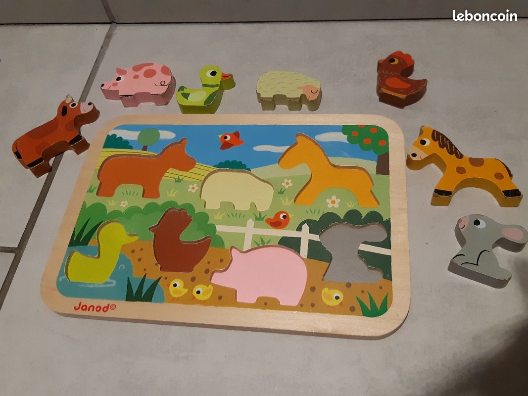 Puzzle janod animaux ferme (image 6)