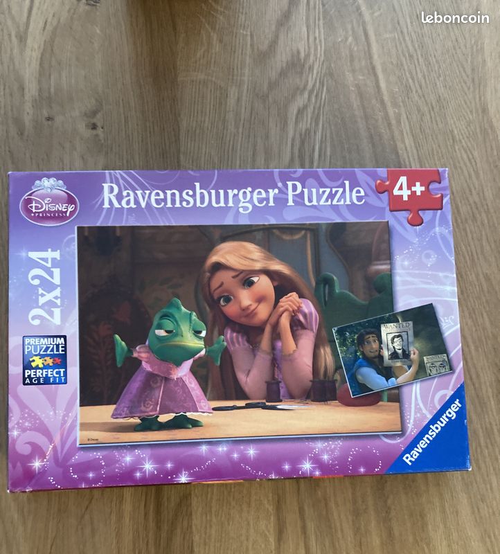 Ravensburger 2 Puzzles 24 pièces Raiponce 4 ans et plus jeux jouet (image 1)