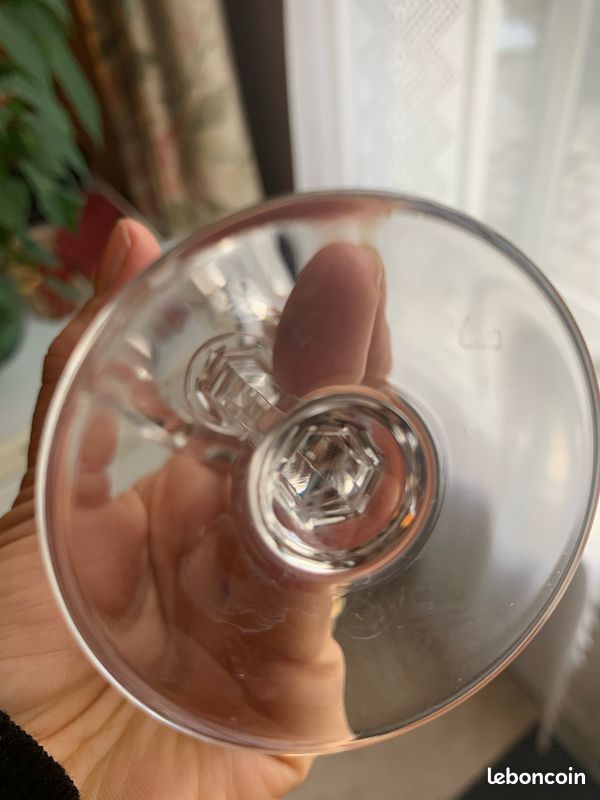 12 verres à eau en cristal de Saint Louis, modèle Cerdagne (image 2)