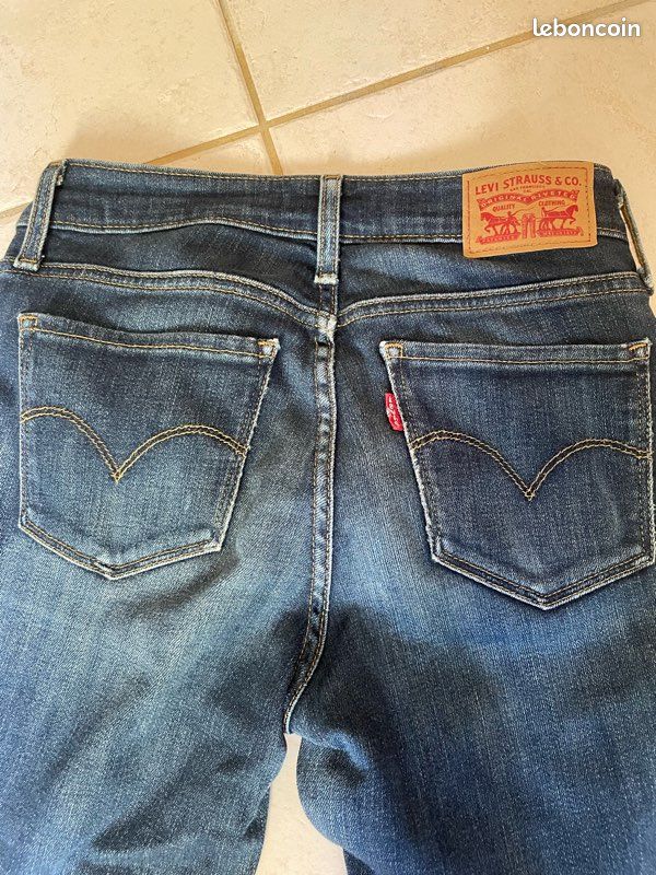 Mens Jeans Straight Leg Jeans Levis Jeans 714 Straight Jean's
