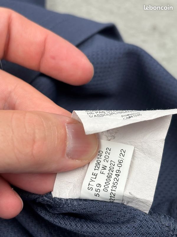 Polo Under Armour | Taille M Homme | Bleu marine | Logos avant arrière #770 (image 12)