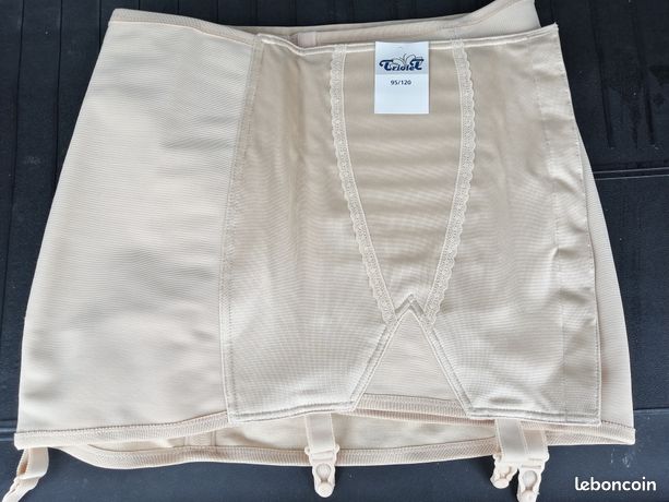 Porte-jarretelles Vintage Alacki Pour Femme - 6 Sangles Métal - Taille S à 2XL - Noir, Blanc, Rouge