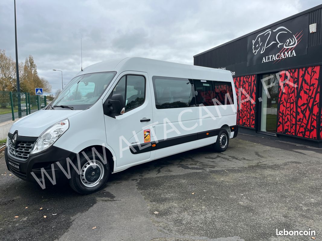 21 000 ht - renault master 150cv minicar minibus 17 places boite de vitesse robtisee (image 2)