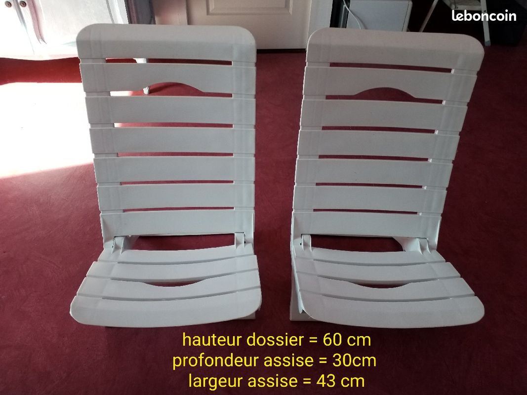 Chaises de plage (image 1)