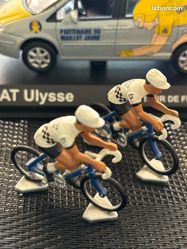 Modèle Réduit Fiat Ulysse Maillot Jaune Crédit Lyonnais Tour De France 2003 - Échelle 1/43 Par Norev, Neuf