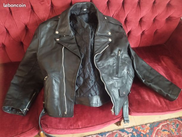Cuir police d'occasion - Vêtements