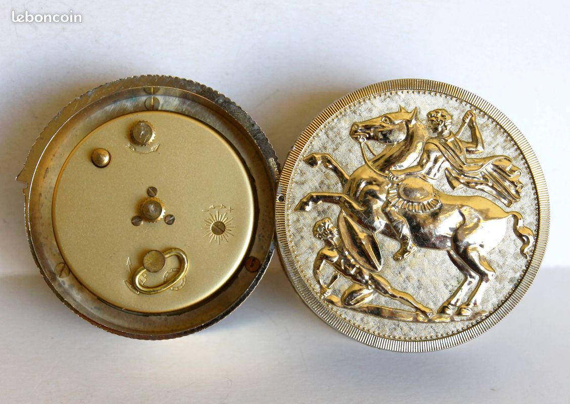 Ancien Réveil De Voyage Suisse – Mouvement Mécanique Vintage Années 30-40