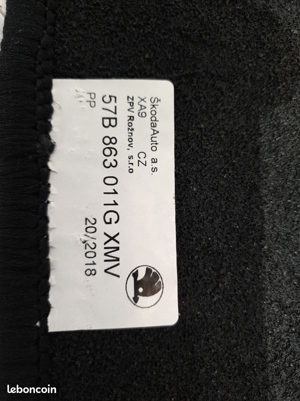 Tapis de sol, SKODA KAROQ PHASE 1 (image 2)