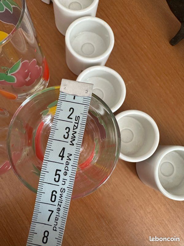 3 verres orangeade seventies pomme poire fraise (image 6)