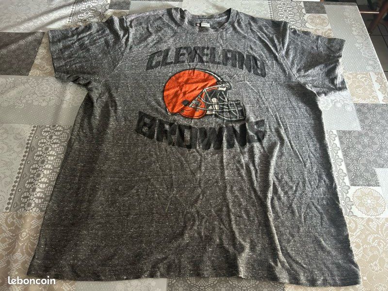 T-shirt Cleveland Browns NFL Team Apparel Gris Chine - Taille 2XL (2XG) (image 2)