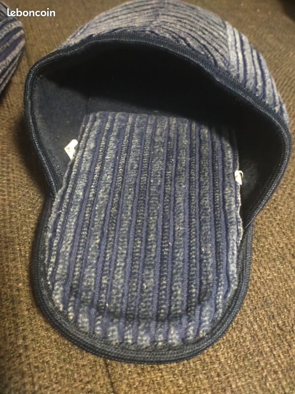 Chaussons homme neufs T 42 bleu (image 6)