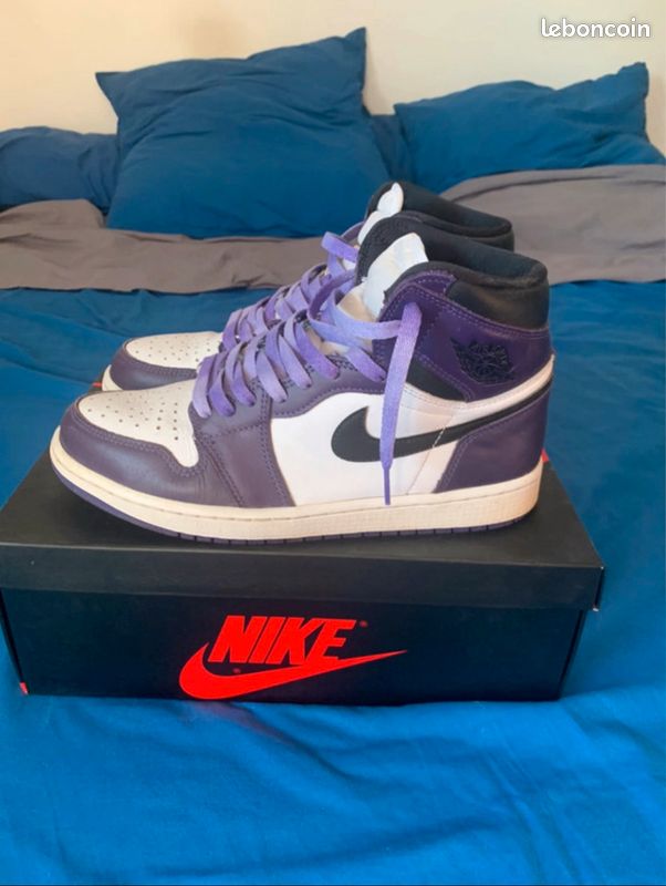 Jordan 1 High Retro Court Purple (image 3)