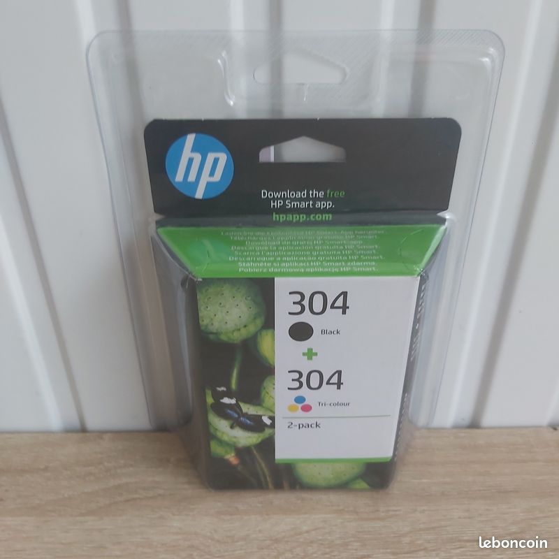 Cartouche D'encre HP 304 Vide - Couleur Tricolore - Pour Récupération Ou Rechargement