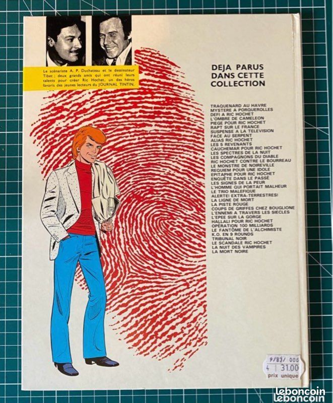 BD #35 - Ric Hochet - La mort noire - édition originale (image 5)