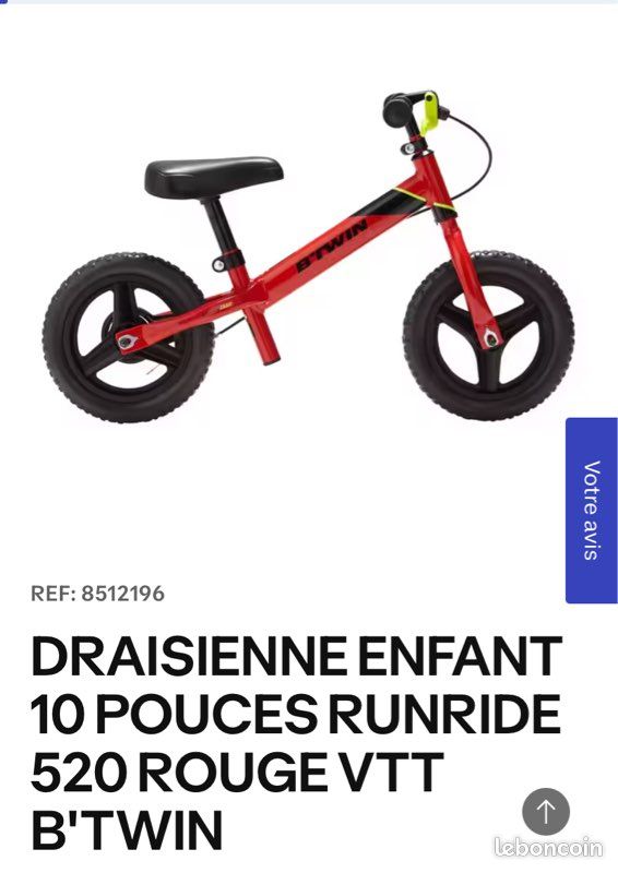 Run Ride Draisienne BÃ©bÃ© Decathlon Draisienne Btwin Runride 520