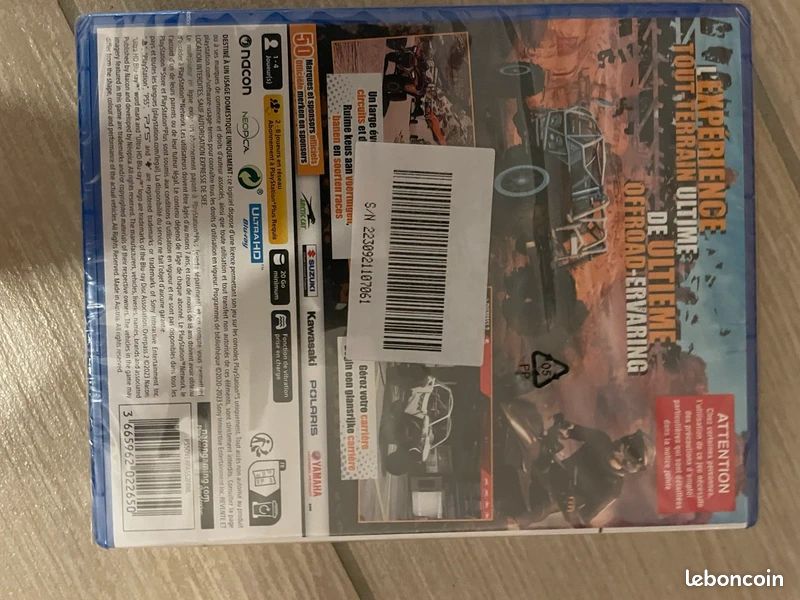 Jeu PS5 Overpass 2 - Neuf Sous Blister - Genre Course De Véhicules Tout-terrain