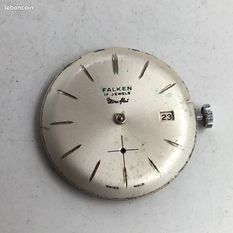 Montre Mécanique Homme Vintage à Restaurer - Boîtier Doré 32mm, Mouvement Manuel, Style Classique